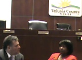 County Council member Joyce Cusack with Henry Frederick / Headline Surfer